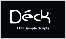 LED Sample Scripts
